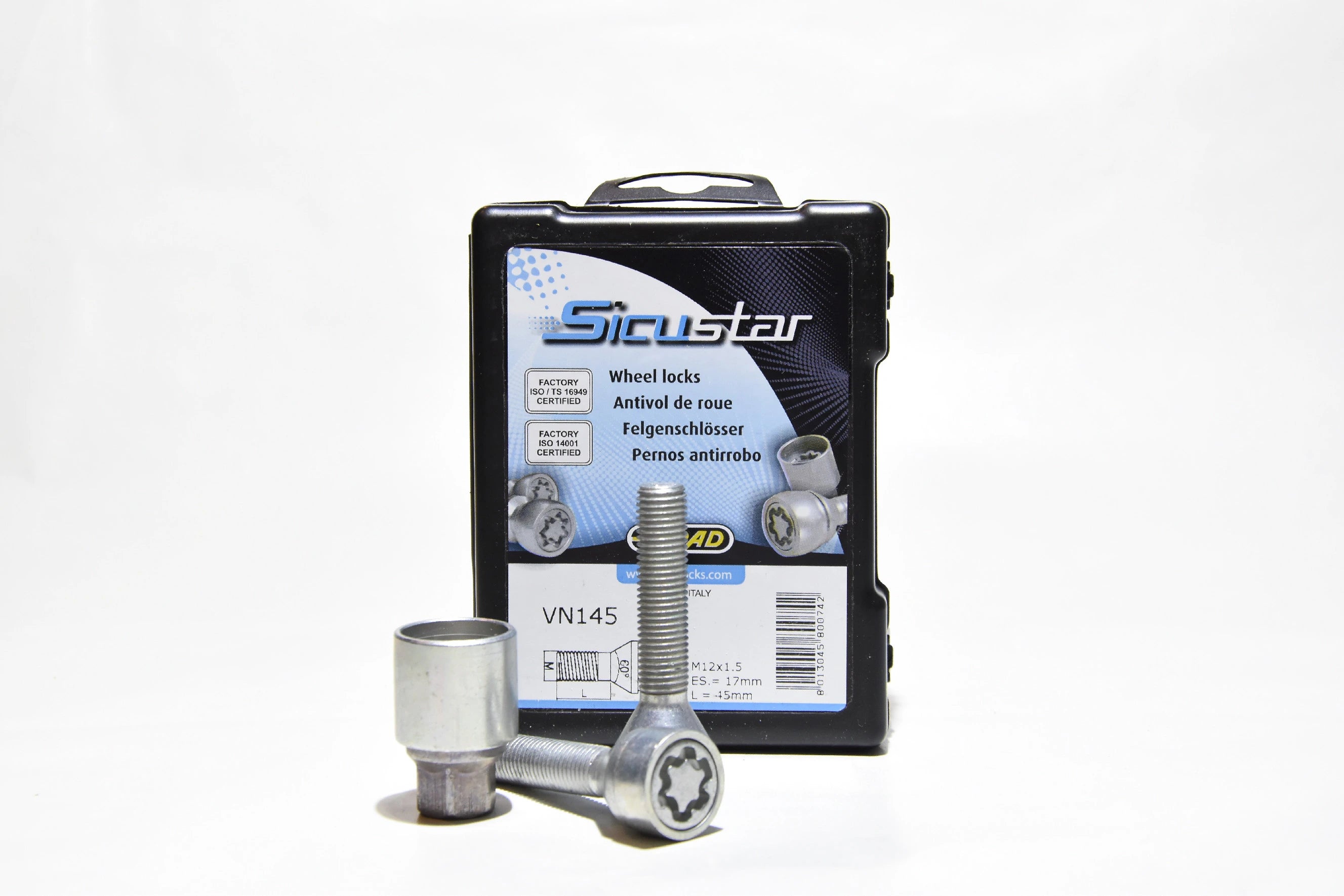 Bezpečností šrouby Sicustar M12x1,5 kužel Délka závitu: 31mm
