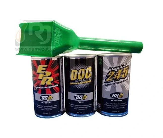BG6575 MO kit diesel DPF folie + trychtýř