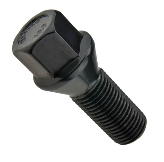 Kolový šroub M14x1,25 28mm kužel - Černý