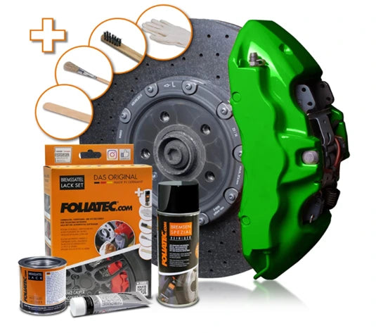 Foliatec dvousložková barva na brzdové třmeny - Zelená ( POWER GREEN )