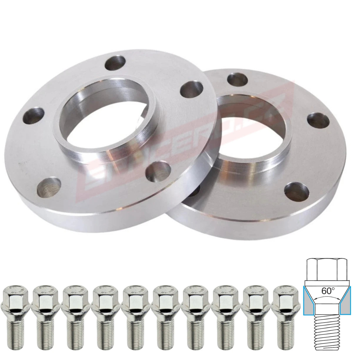 Sada podložek 25 mm 5×112 66,6 + šrouby – BMW