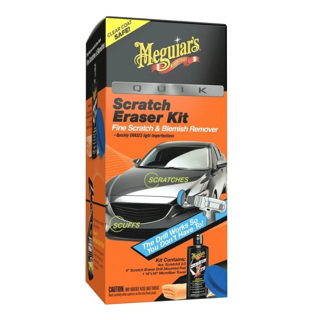 Meguiar’s Quik Scratch Eraser Kit – sada pro lokální odstranění defektů laku