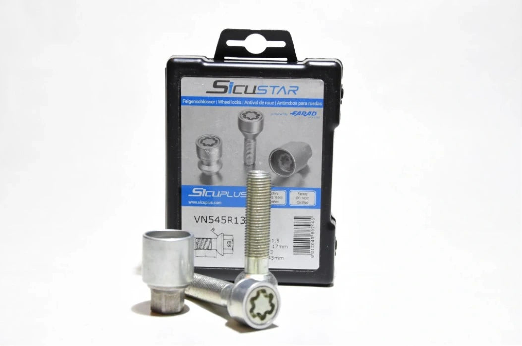 Bezpečností šrouby Sicustar M12x1,5 kulová Délka závitu: 60mm